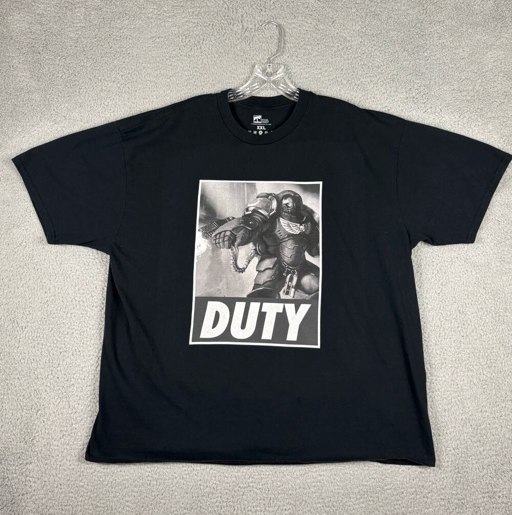 Warhammer 40K T-shirt Men’s 2XL Black Duty Space Marines Limited Edition